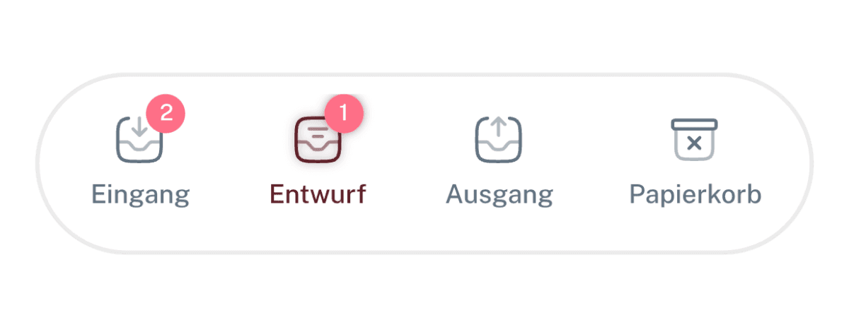 Menüleiste vom eBOnaut